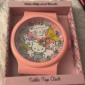 Hello Kitty and Friends Table Top Clock